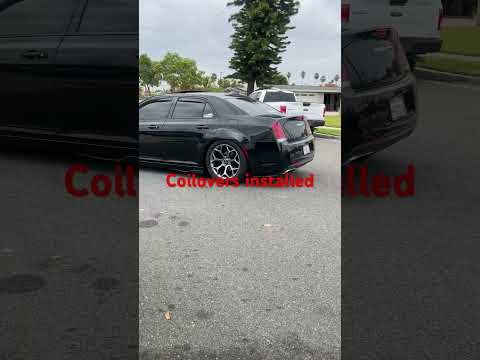 installing coilovers on 300s all finished up