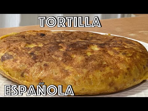 Como hacer Tortilla Española con pocos ingredientes (4K)