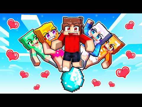 Surviving One Diamond Block In Minecraft...
