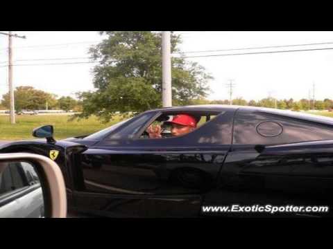 Black Ferrari Enzo INSANE SOUND - Start Up & Revs!