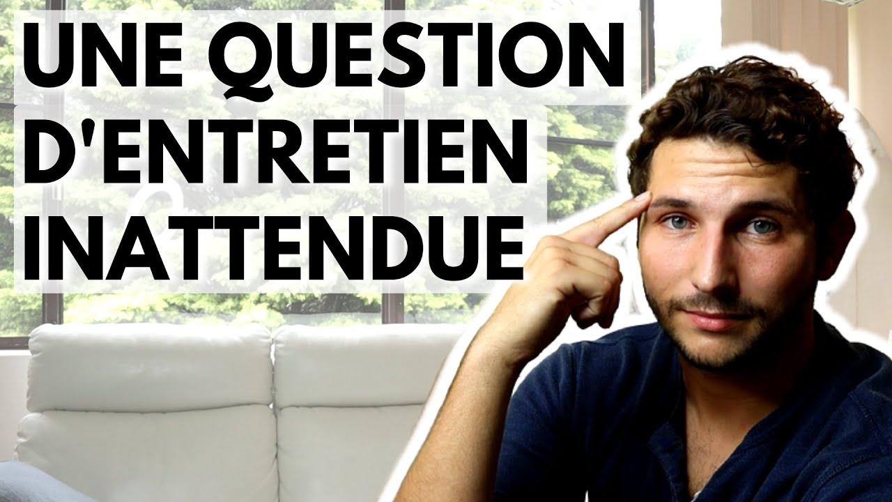 La RH avait 30mn. Elle m'a demandé ça.