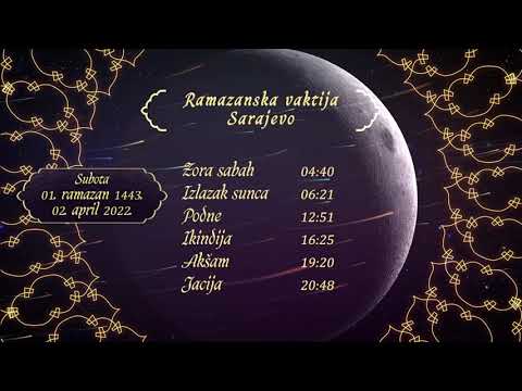 VAKTIJA 2022 RAMAZAN