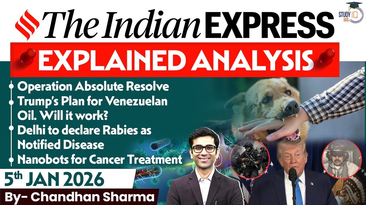 Indian Express Analysis | 5th January 2026 | The Indian Express Newspaper Analysis