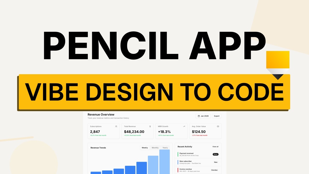 I Finally Found an AI Design Tool I Like (Pencil App) video thumbnail