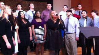 Bryan University's Bottom Line a capella performing "My Happy Ending" by Avril Lavigne