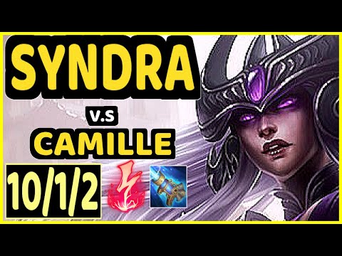 BACA (SYNDRA) vs CAMILLE - 10/1/2 KDA MID CHALLENGER GAMEPLAY - EUW