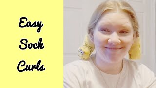 First Time Trying Sock Curls