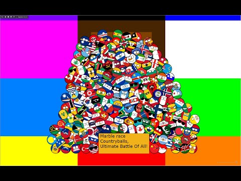 Marble race The Ultimate battle Of Countries Free For All! (197 countries)