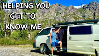 Answering PERSONAL questions | Solo female van life
