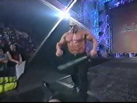 DDP beat up by Jeff Jarrett, Buff Bagwell, Lex Luger &  Steiners WCW Nitro wrestling