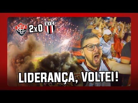 Vitória 2x0 Botafogo-SP | DE VOLTA À LIDERANÇA! [VLOG #225]