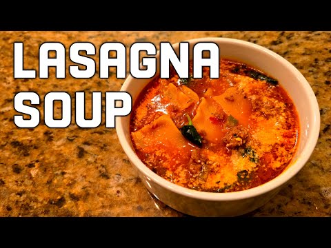 Lasagna Soup Recipe and Cooking Demonstration