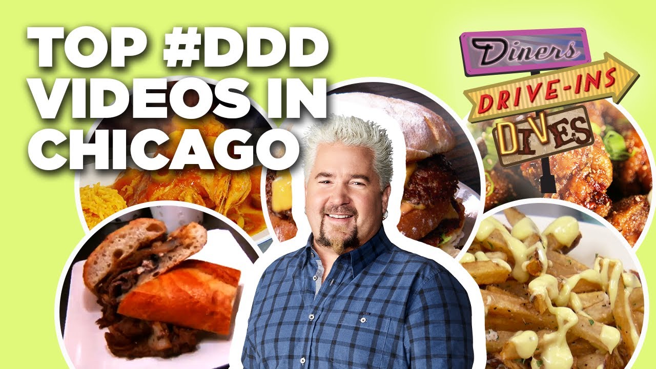 Top #DDD Videos in Chicago with Guy Fieri | Diners, Drive-Ins, and Dives | Food Network