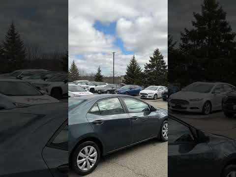 2015 Toyota Corolla in Blue for sale at Forbes Waterloo Toyota in Waterloo, ON
