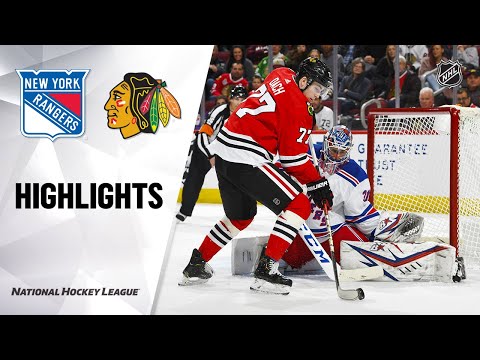 NHL Highlights | Rangers @ Blackhawks 2/19/20