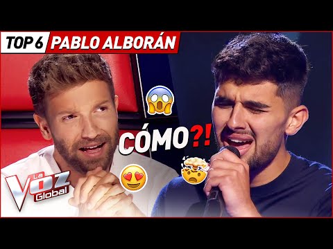 Most beautiful PABLO ALBORÁN's covers on The Voice
