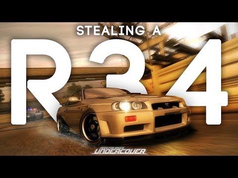 STEALING AN R34 - Need for Speed Undercover (Let's Play - #5)
