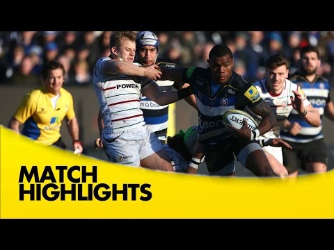 Bath vs London Irish - Aviva Premiership 2015/16