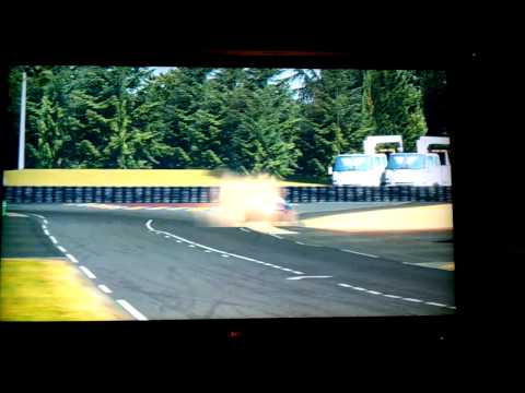 Gran Turismo 5 Bugatti Veyron Roll Crash