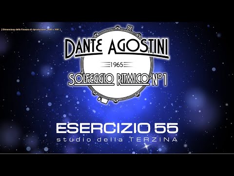 Dante Agostini - Solfeggio Ritmico N°1 - Esercizio  55