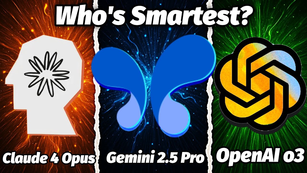 Who's Smartest ? Claude 4 Opus vs Gemini 2.5 Pro vs OpenAI o3