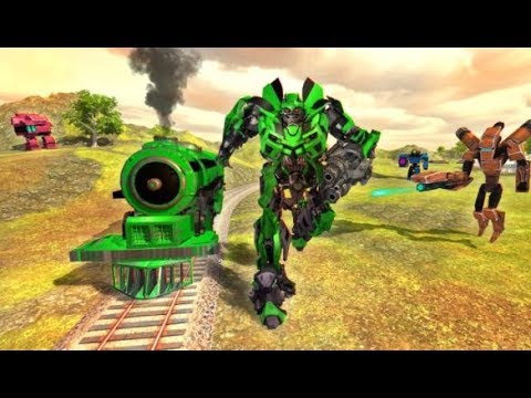 Future Subway Euro Train Transformation Robot War - Android Gameplay