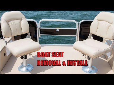 Attwood Boat Pedestal Seat Mount Removal & Install