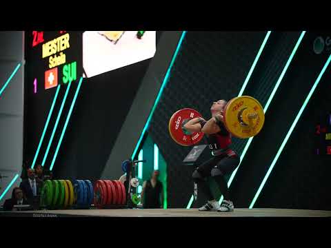 Scheila Meister 2024 103kg Clean & Jerk, World Championships Riyadh, Saudi Arabia
