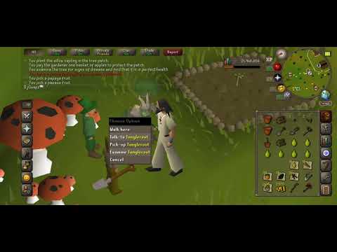 osrs Tanglefoot at level 60 farming