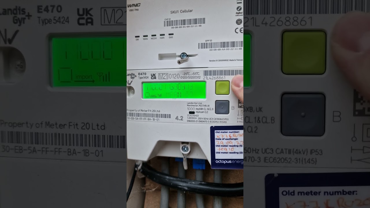 Read your meter asap.  How to read a Landis E470 Electricity Meter Mine says 