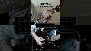 LONELY BOY - THE BLACK KEYS (GUITAR W/TAB) #theblackkeys #lonelyboy #guitartabs #guitartutorial