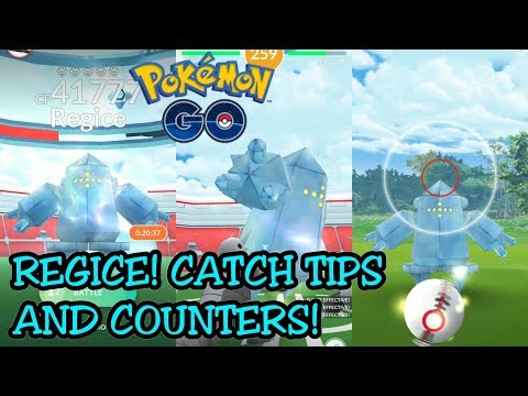 HOW TO CATCH REGICE IN POKEMON GO! REGICE RAID!