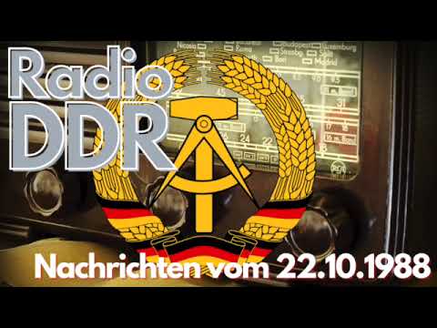 Radio DDR: Nachrichten vom 22.10.1988