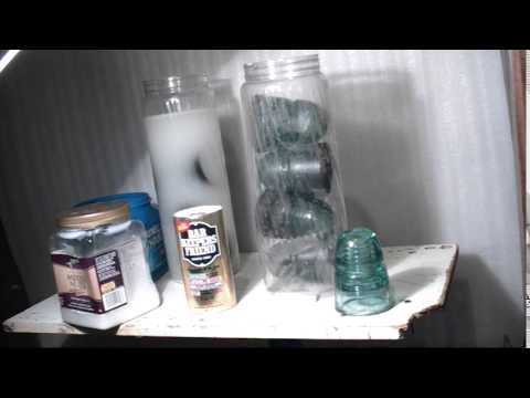 How to Clean vintage telephone telegraph insulator...