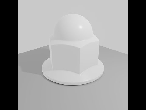 capnut - blender, 캡너트 모델링