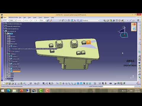 How to make solid body from surface in Catia v5