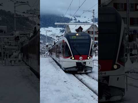 Die Zentralbahn im Wintereinbruch! 🤩❄️☃️🤍😍🚄🚞