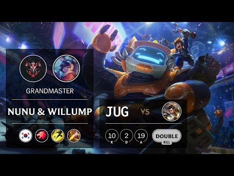 Nunu & Willump Jungle vs Xin Zhao - KR Grandmaster Patch 9.11