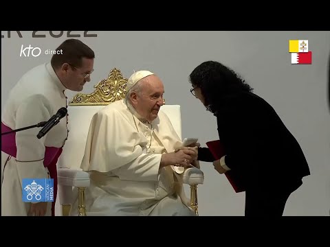 Rencontre du Pape avec les jeunes dans une école à Bahreïn