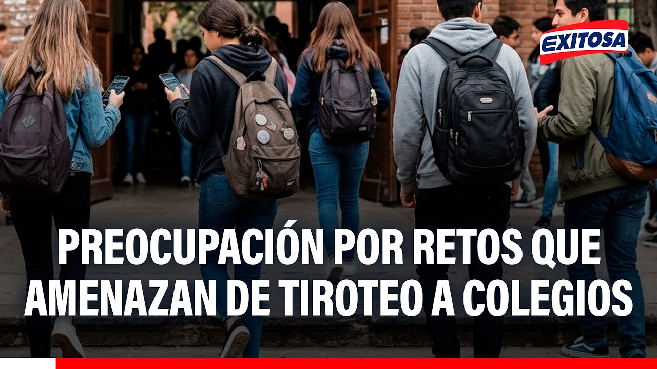 🔴🔵 Preocupación por retos virales donde amenazan de tiroteo a colegios