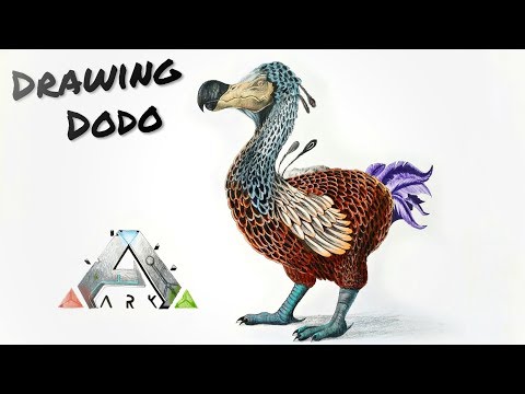 Drawing Dodo from ARK Survival Evolved 🎮 - YouTube