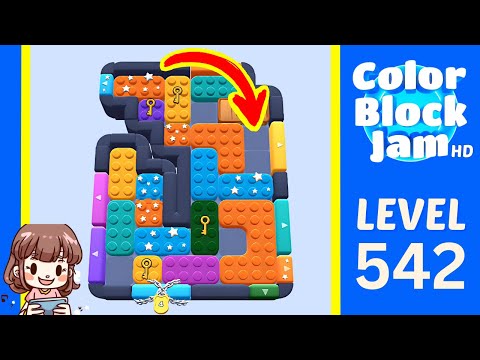 Color Block Jam Level 542 Solution Walkthrough