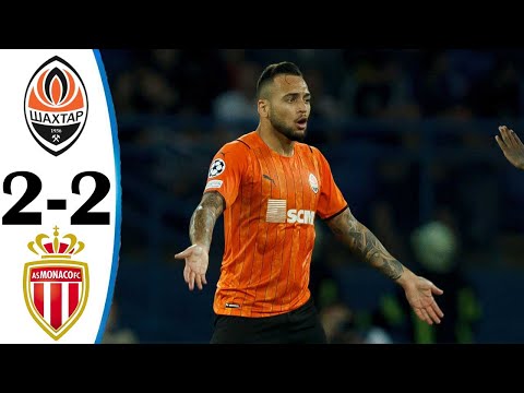 Ruben Aguilar Goal Shakhtar vs Monaco 2-2 All Goals & Highlights 25/08/2021