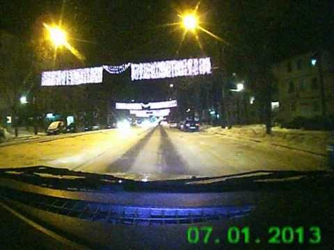 Vaslui, iarna, noaptea