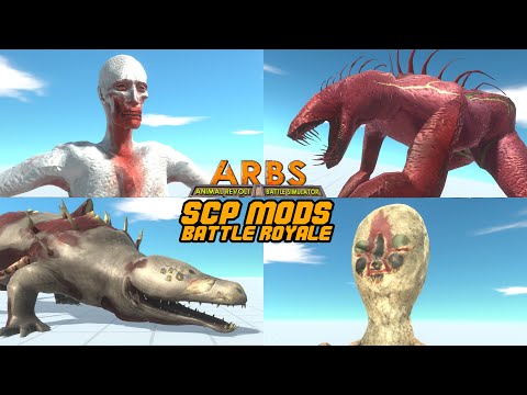 Battle Royale SCP 096 - SCP 682 - SCP173 - SCP 939 - Animal Revolt Battle Simulator Mod