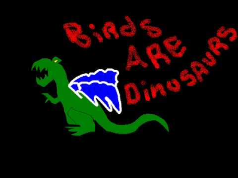 Birds are Dinosaurs - Monochromatic