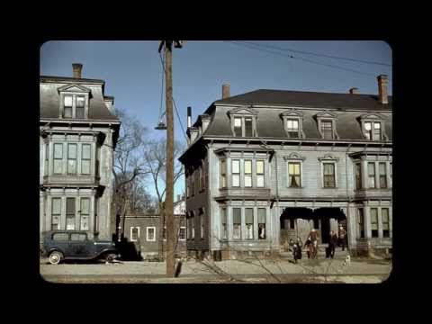 Vintage Scenes of Brockton, MA in Color 1940