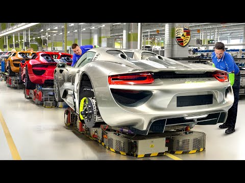 In der besten deutschen Fabrik wird der mächtige Porsche 918 gebaut