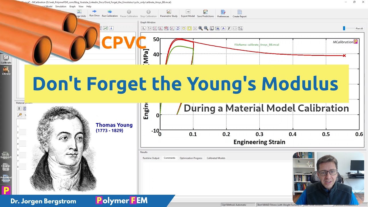 Don't Forget the Young's Modulus During a Material Model Calibration
