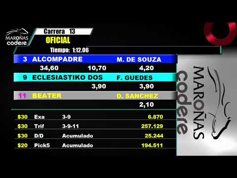 HIPODROMO MARONAS  4 DE DICIEMBRE 2022